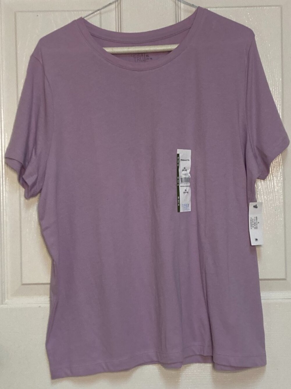 Women's tee shirt by Time and Tru New With Tags lavender/purple sze XL